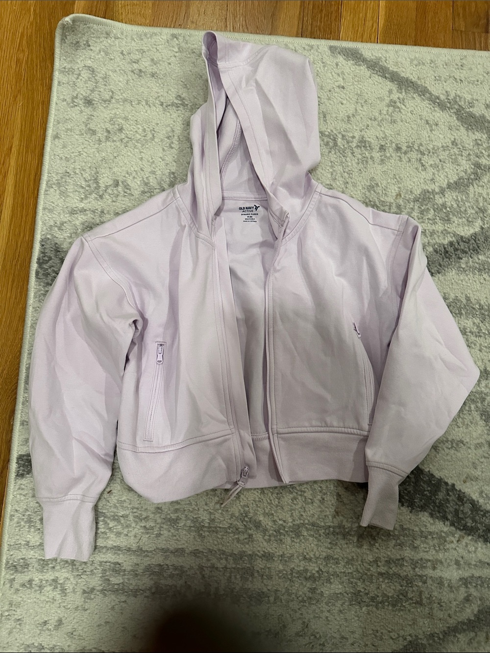 Old Navy Light Lavender Zip-Up Hoodie